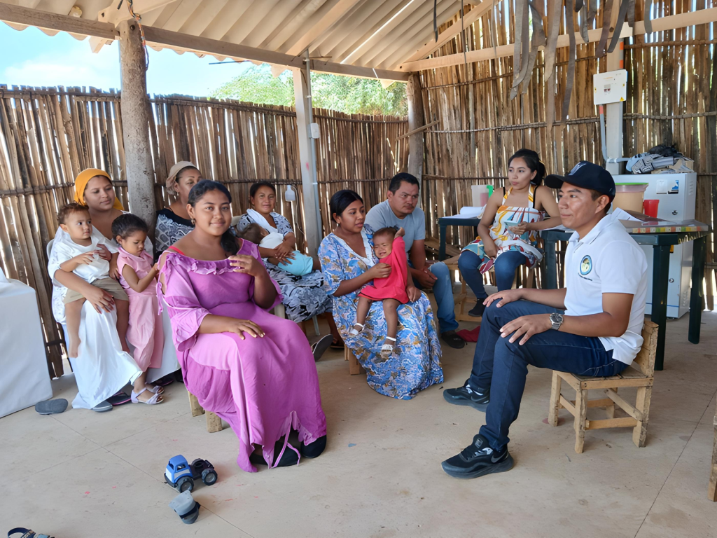 Acompañamiento a la niñez wayuu en Maicao, La Guajira, Colombia.